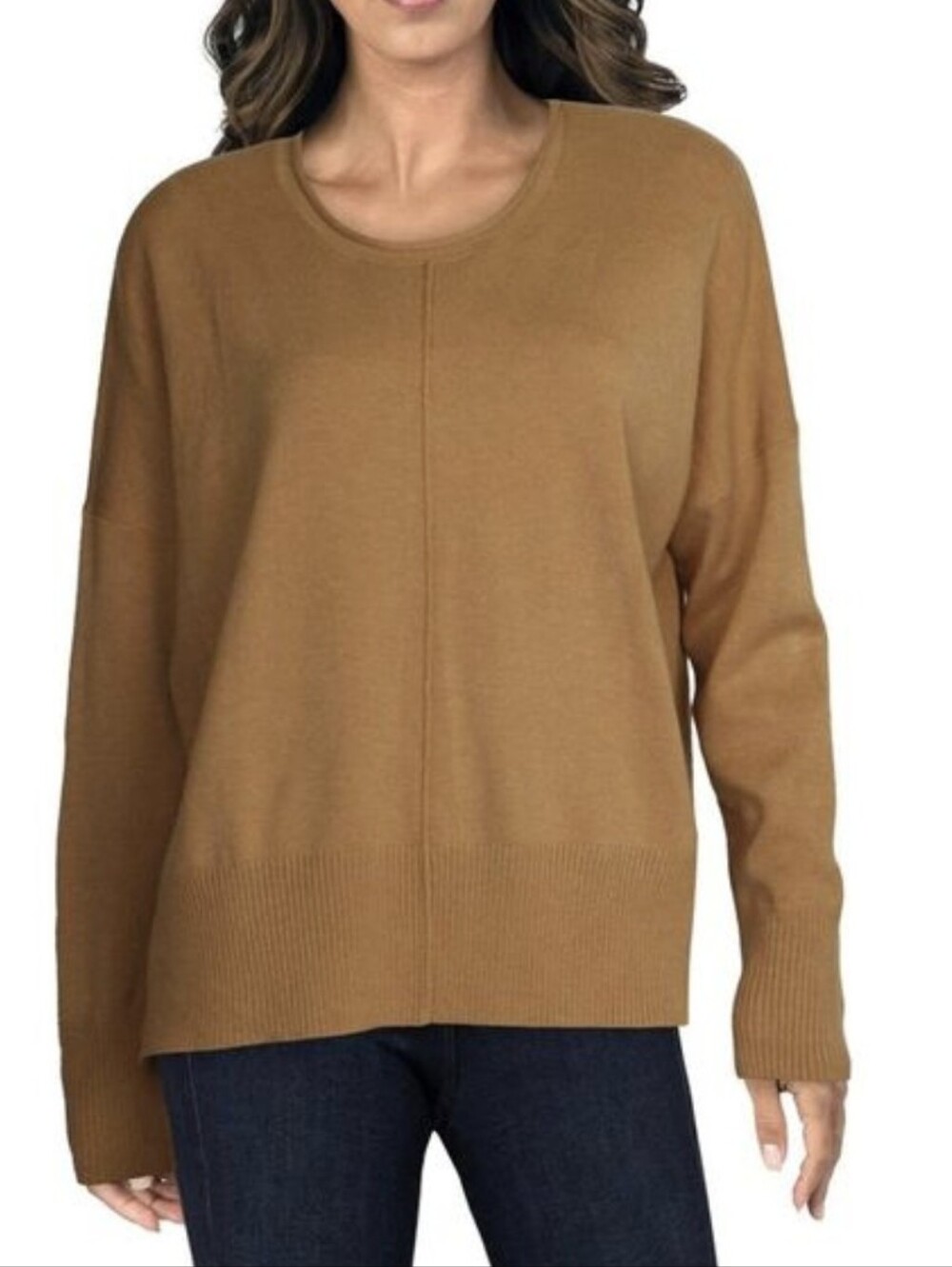 NWT French Connection Camel Brown Sweater Size XS